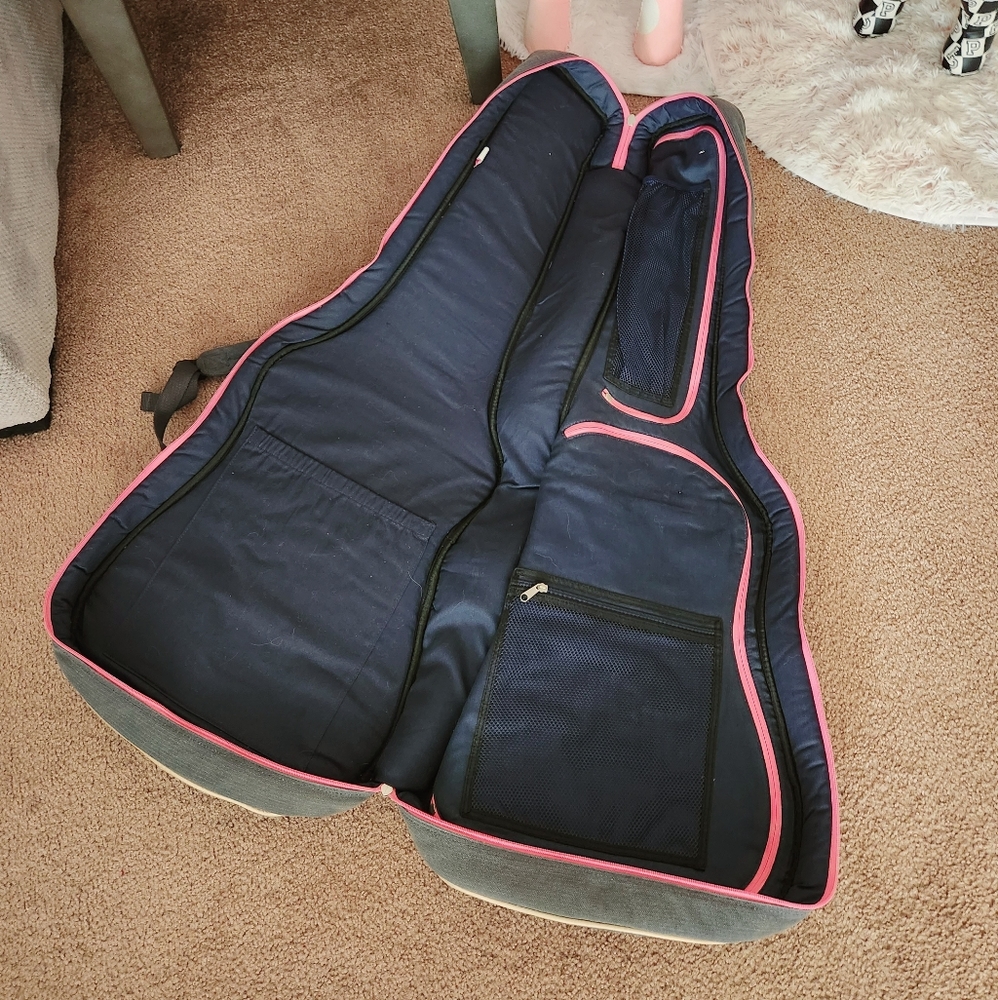 Vintage Victoria's Secret VS PINK Rare Guitar Case Tote Travep Bag - Picture 3 of 13